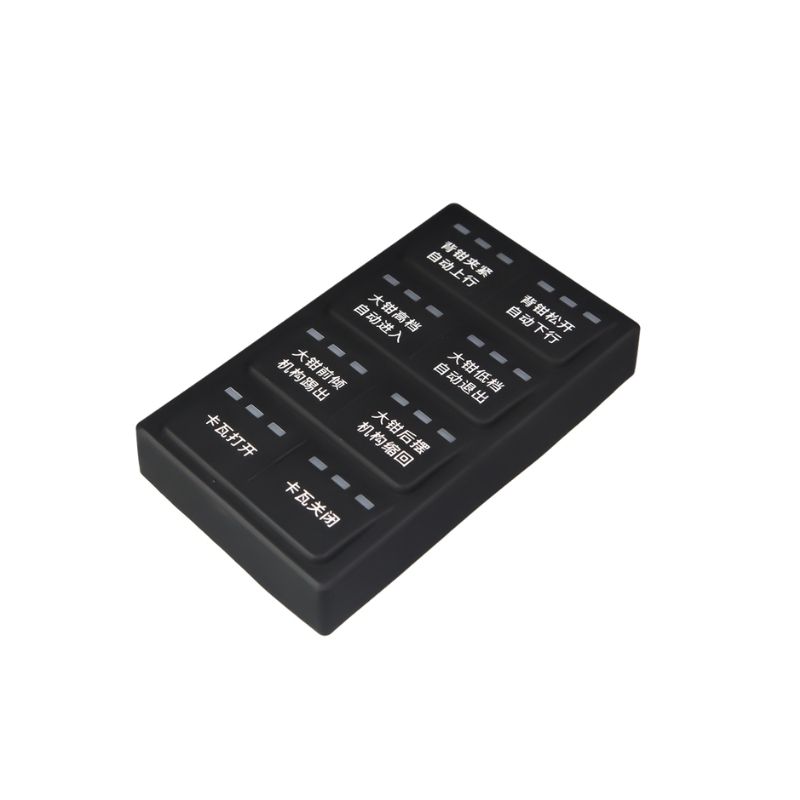 8-button ip67 can bus keypad for vehicle and machinery