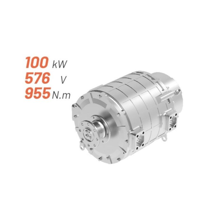 integrated 100kw motor drive powertrain with can bus for agricultural machinery