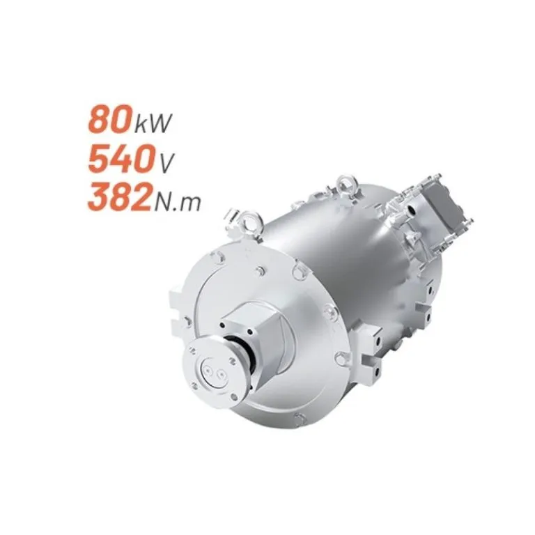 integrated 80kw motor powertrain with can bus for construction machinery