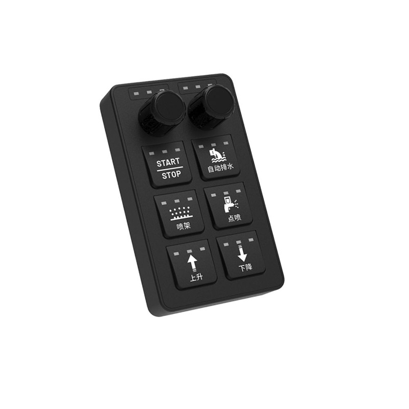rugged programmable can bus keypads with ip67 for mobile machines