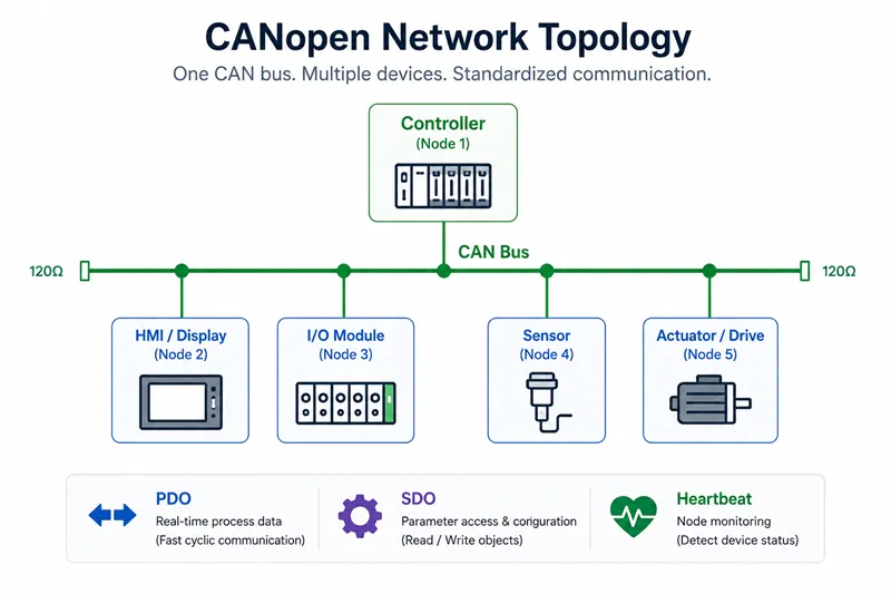 CANopen vs CAN: Key Differences, Protocol Layers & Selection Guide